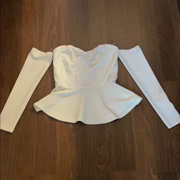 Charlotte Russe Tops - Charlotte Russe White Night Out Top